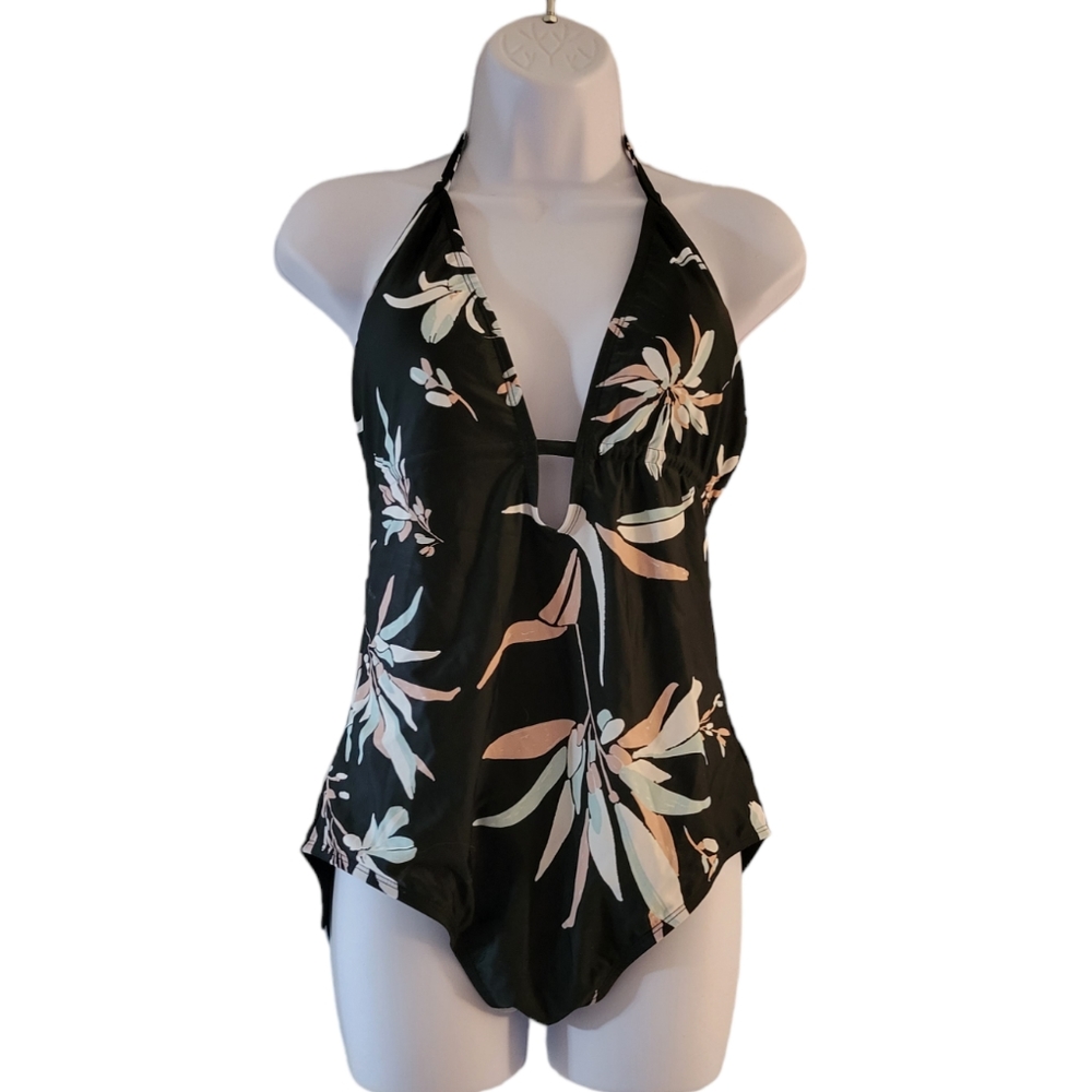 Coastal Blue Swim Suit One Piece Sz Large